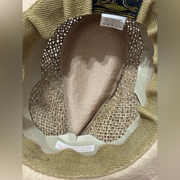 NEW Dorfman Pacific DPC Twisted Seagrass Safari Fedora Sun Hat Size S/M - Picture 7 of 7